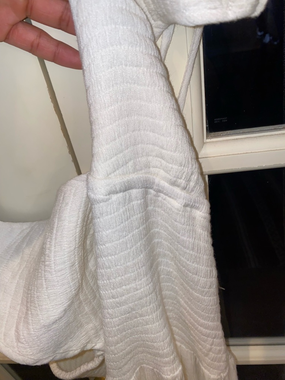 Free People Fun In The Sun White V-Neck Pleated Maxi Dress - Picture 4 of 12